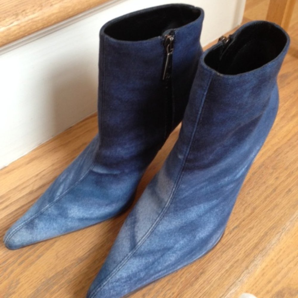 CLAUDIA CIUTI BOOTS , Size: 7.5 M Color Blue Made in ITALY